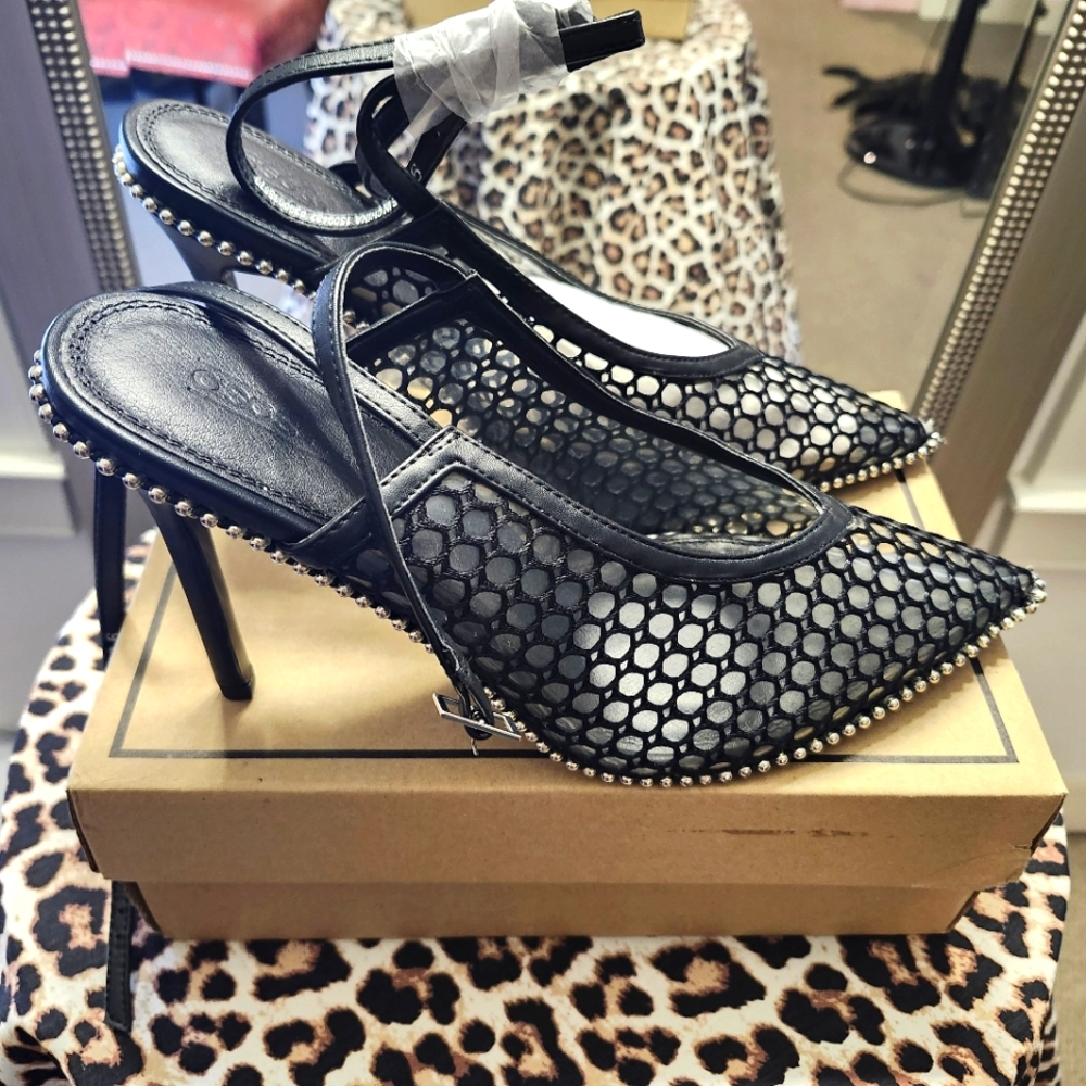 NEW IN BOX - ASOS Design Permission Studded High Heels Size 11